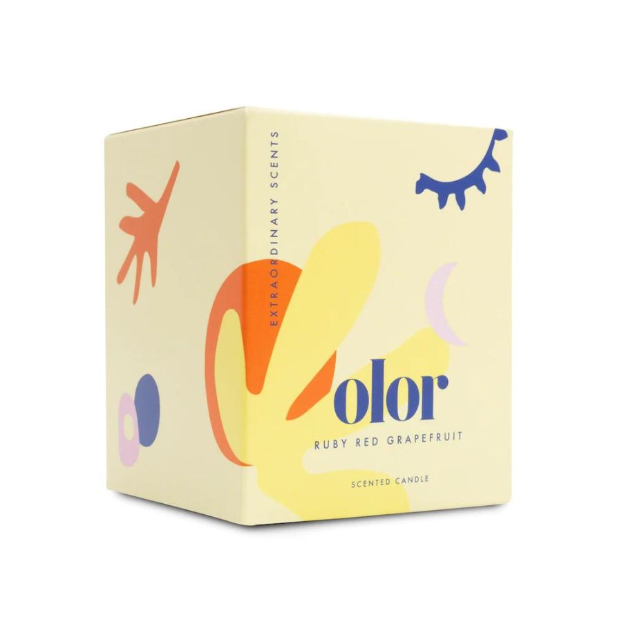 OLOR/ ルビーレッドグレープフルーツ クラシックキャンドル