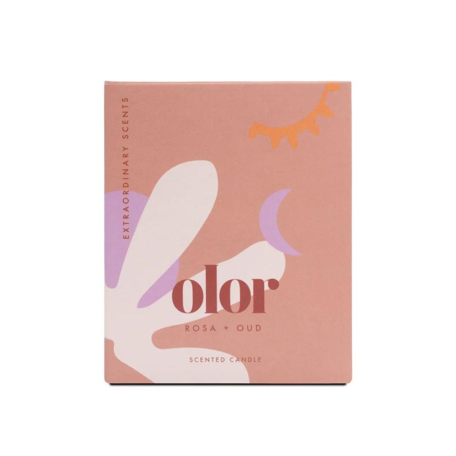 OLOR/ ローズ+ウード(香木) クラシックキャンドル