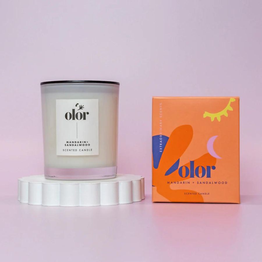 OLOR/ マンデリン+サンダルウッド クラシックキャンドル