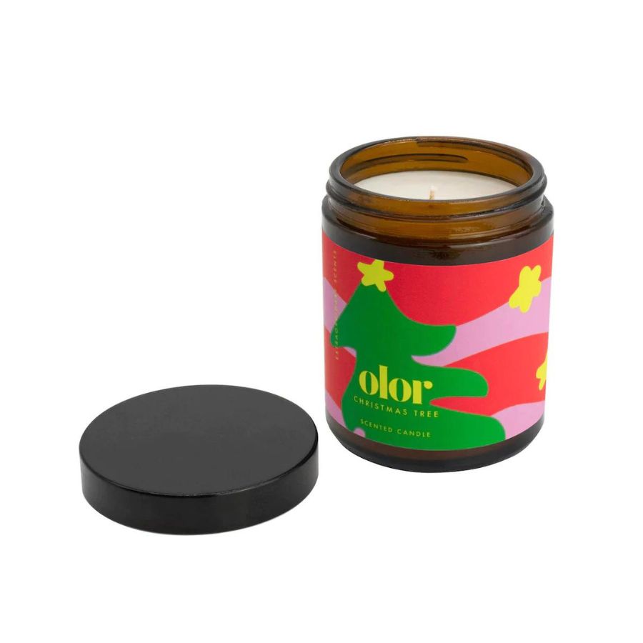 OLOR/ Christmas Tree Jar Candle