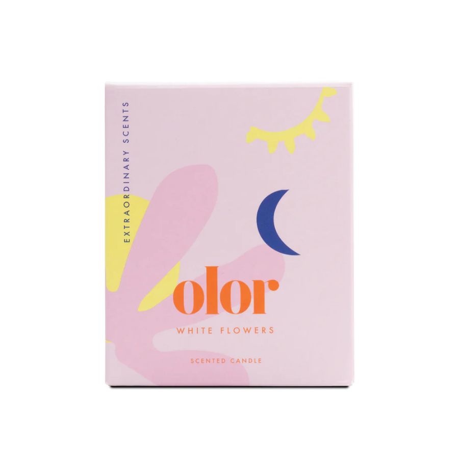 OLOR/ ホワイトフラワー クラシックキャンドル