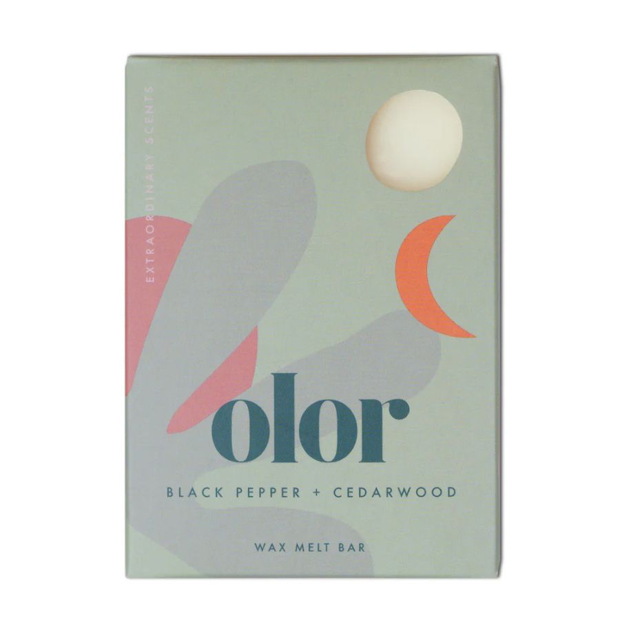 OLOR/ ブラックペッパー+シダーウッド WAX MELT BAR