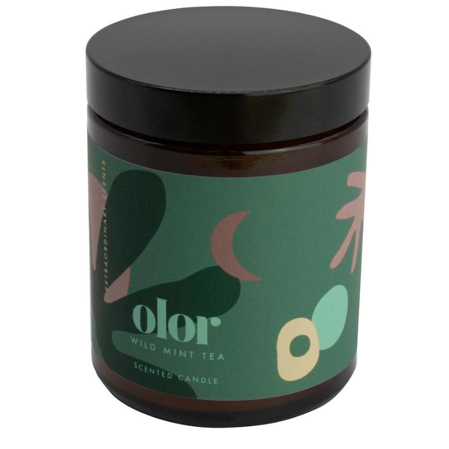 OLOR/  ワイルドミントティー ジャーキャンドル