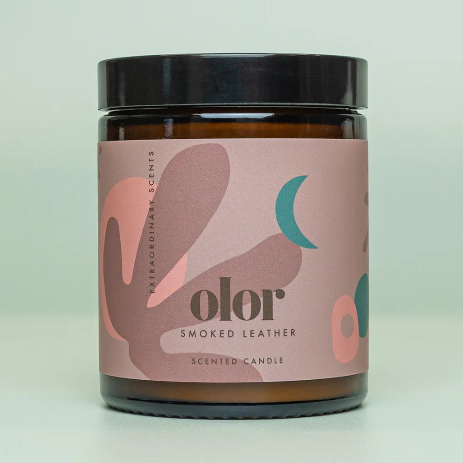 OLOR/  スモークレザー ジャーキャンドル