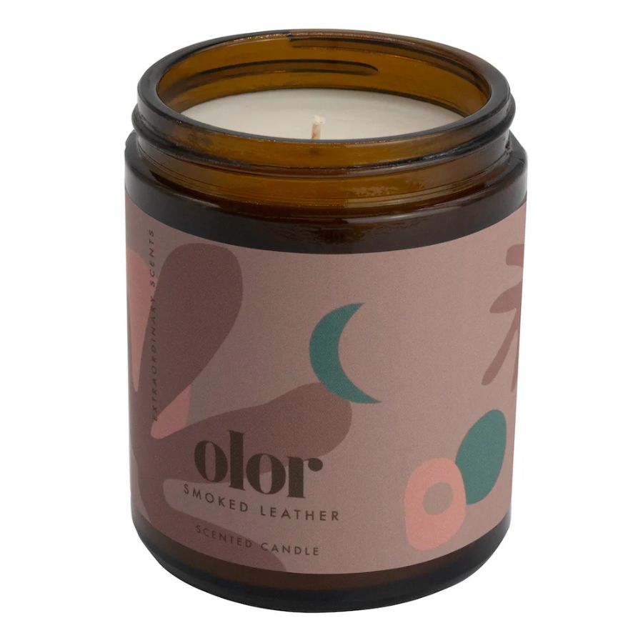 OLOR/  スモークレザー ジャーキャンドル