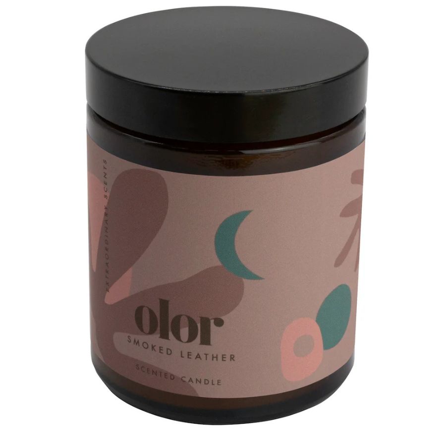 OLOR/  スモークレザー ジャーキャンドル