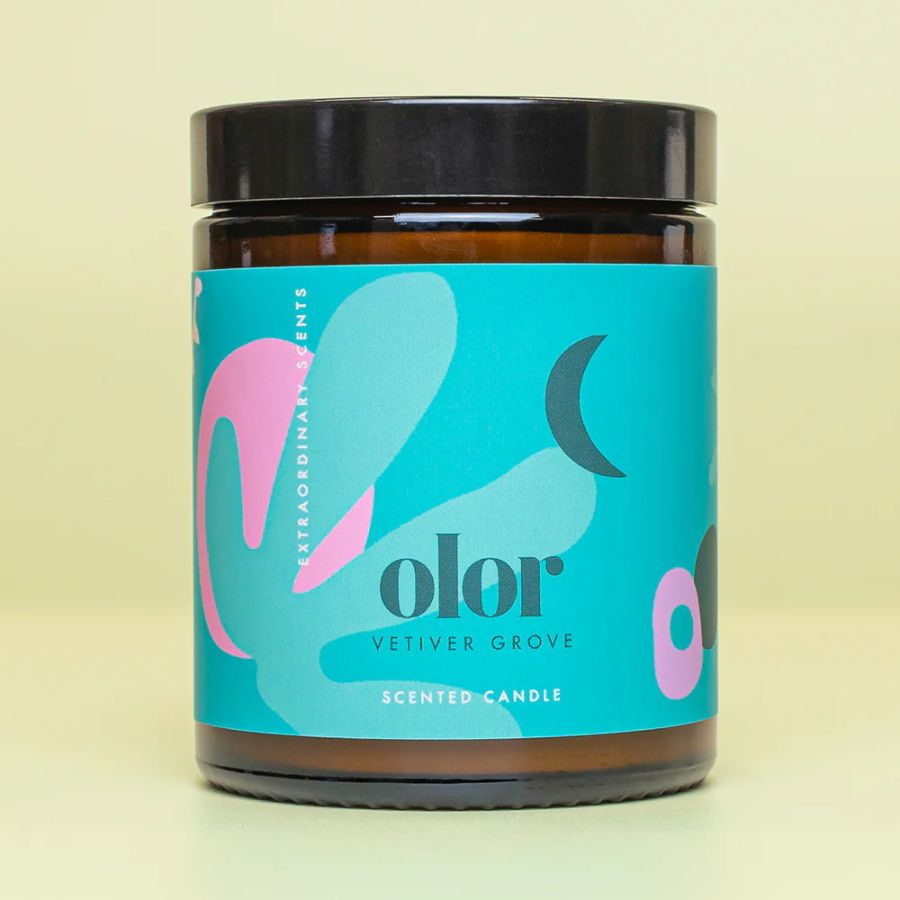 OLOR/  ベチバーグローヴ ジャーキャンドル
